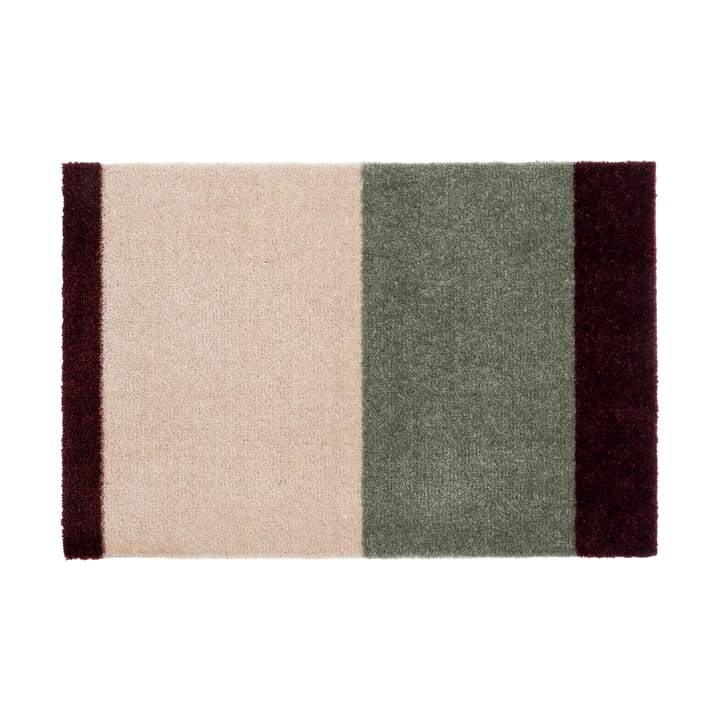 스트라이프 도어매트 가로형 - Green-ivory-bordeaux, 40x60 cm - Tica copenhagen | 티카 코펜하겐