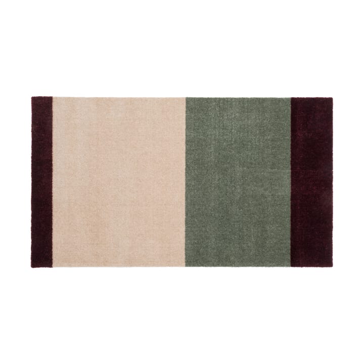 스트라이프 도어매트 가로형 - Green-ivory-bordeaux, 60x90 cm - Tica copenhagen | 티카 코펜하겐