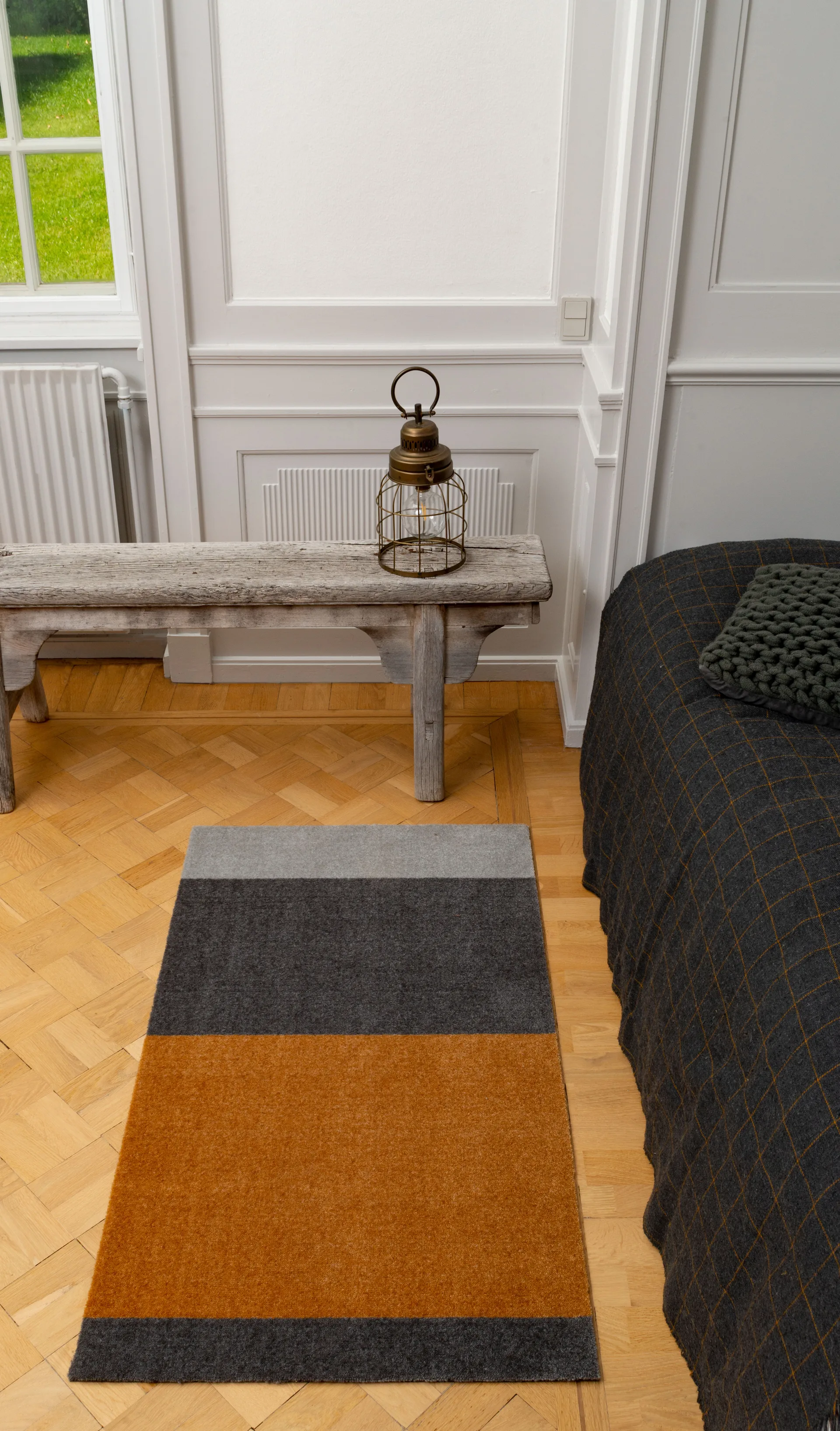 스트라이프 복도 러그 가로형, Grey-grey-dijon. 67x120 cm tica copenhagen | 티카 코펜하겐