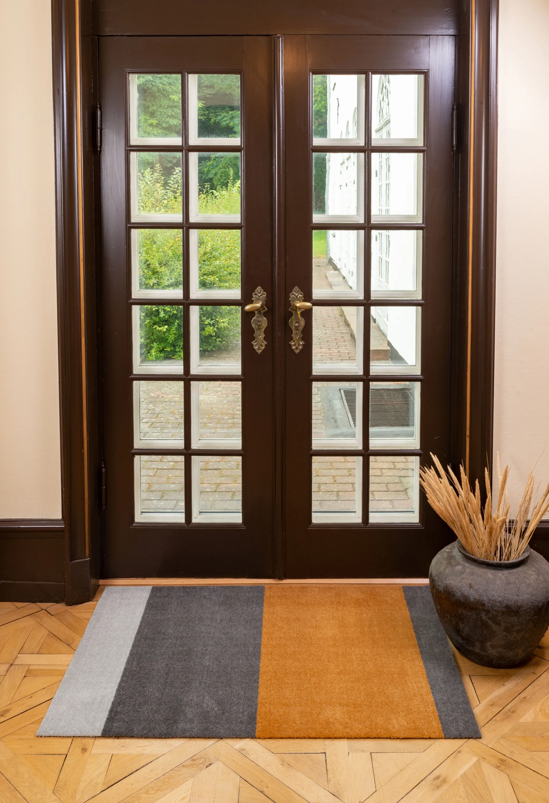 스트라이프 복도 러그 가로형, Grey-grey-dijon. 90x130 cm tica copenhagen | 티카 코펜하겐