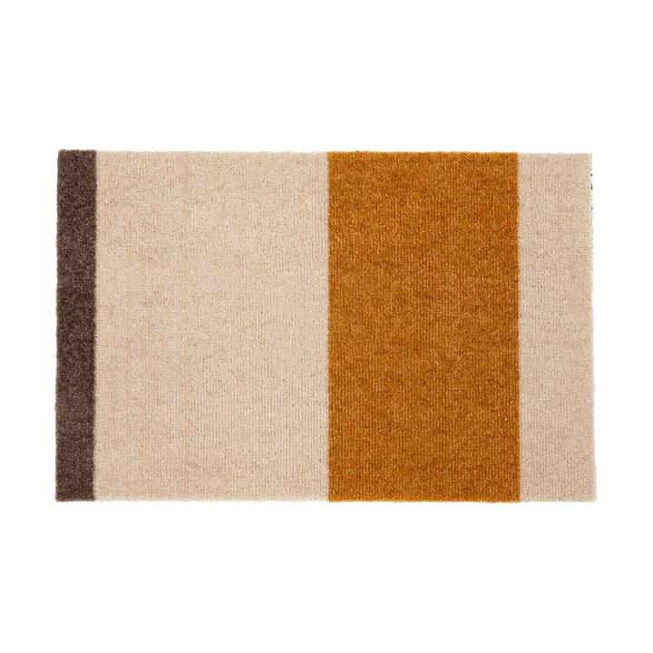 스트라이프 도어매트 가로형 - Ivory-dijon-brown. 40x60 cm - Tica copenhagen | 티카 코펜하겐
