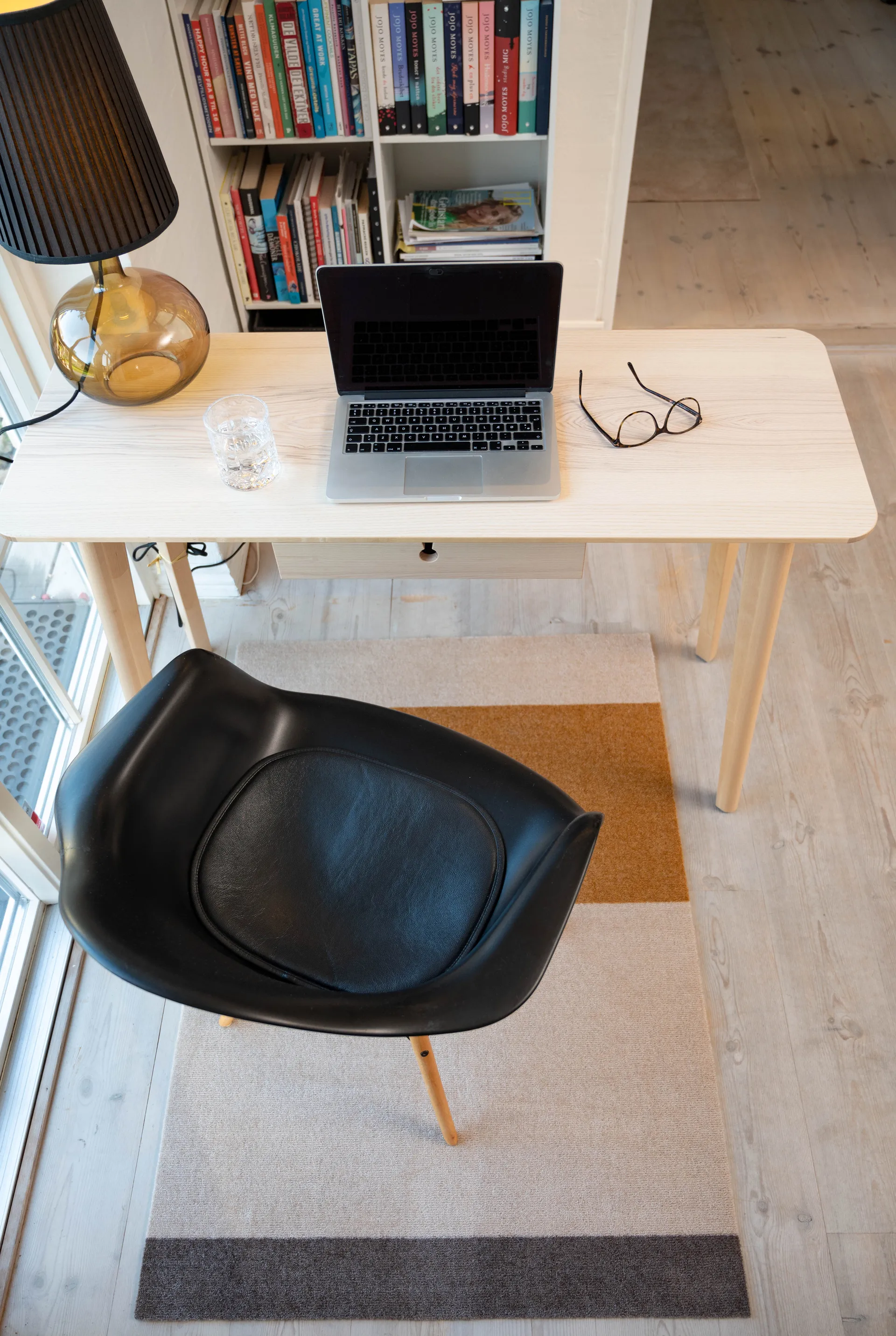 스트라이프 복도 러그 가로형, Ivory-dijon-brown. 90x130 cm tica copenhagen | 티카 코펜하겐