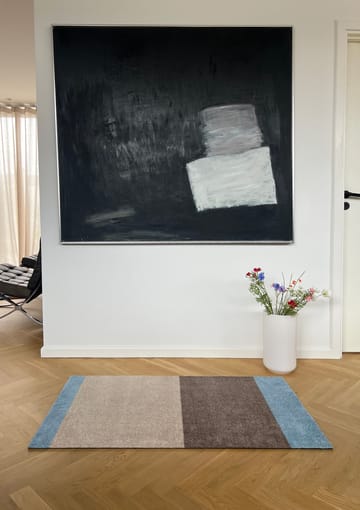 스트라이프 복도 러그 가로형 - Ivory-sand-blue, 67x120 cm - tica copenhagen | 티카 코펜하겐