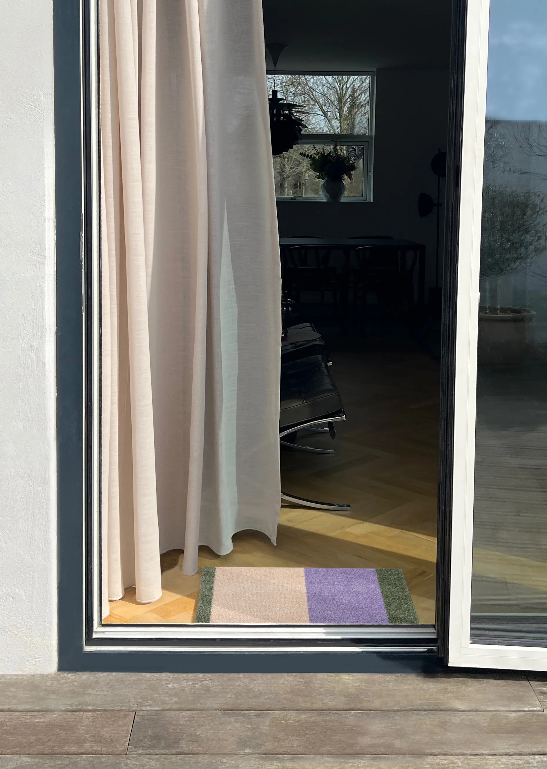 스트라이프 도어매트 가로형, Lilac-ivory-green, 40x60 cm tica copenhagen | 티카 코펜하겐