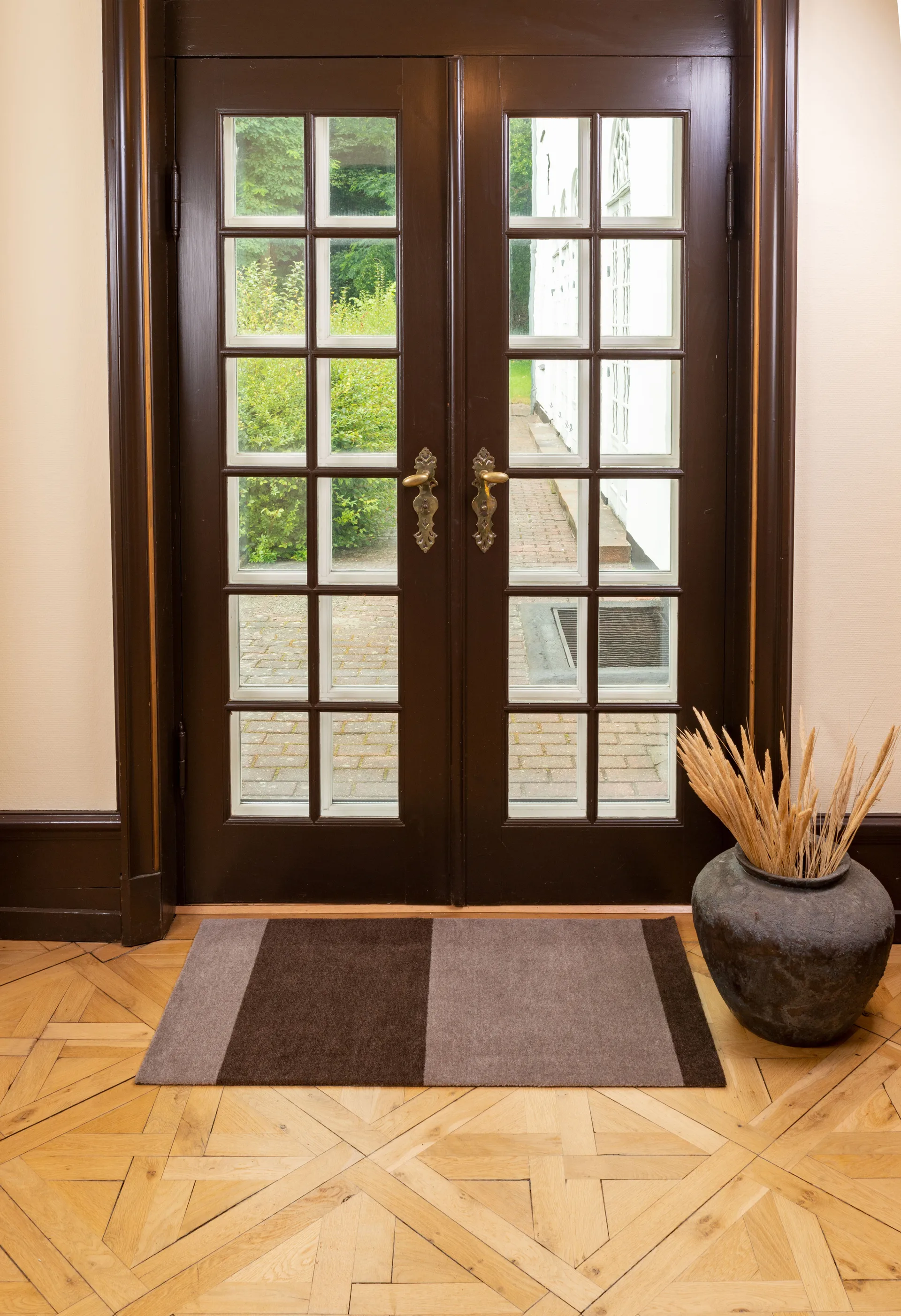 스트라이프 복도 러그 가로형, Sand-brown. 67x120 cm tica copenhagen | 티카 코펜하겐