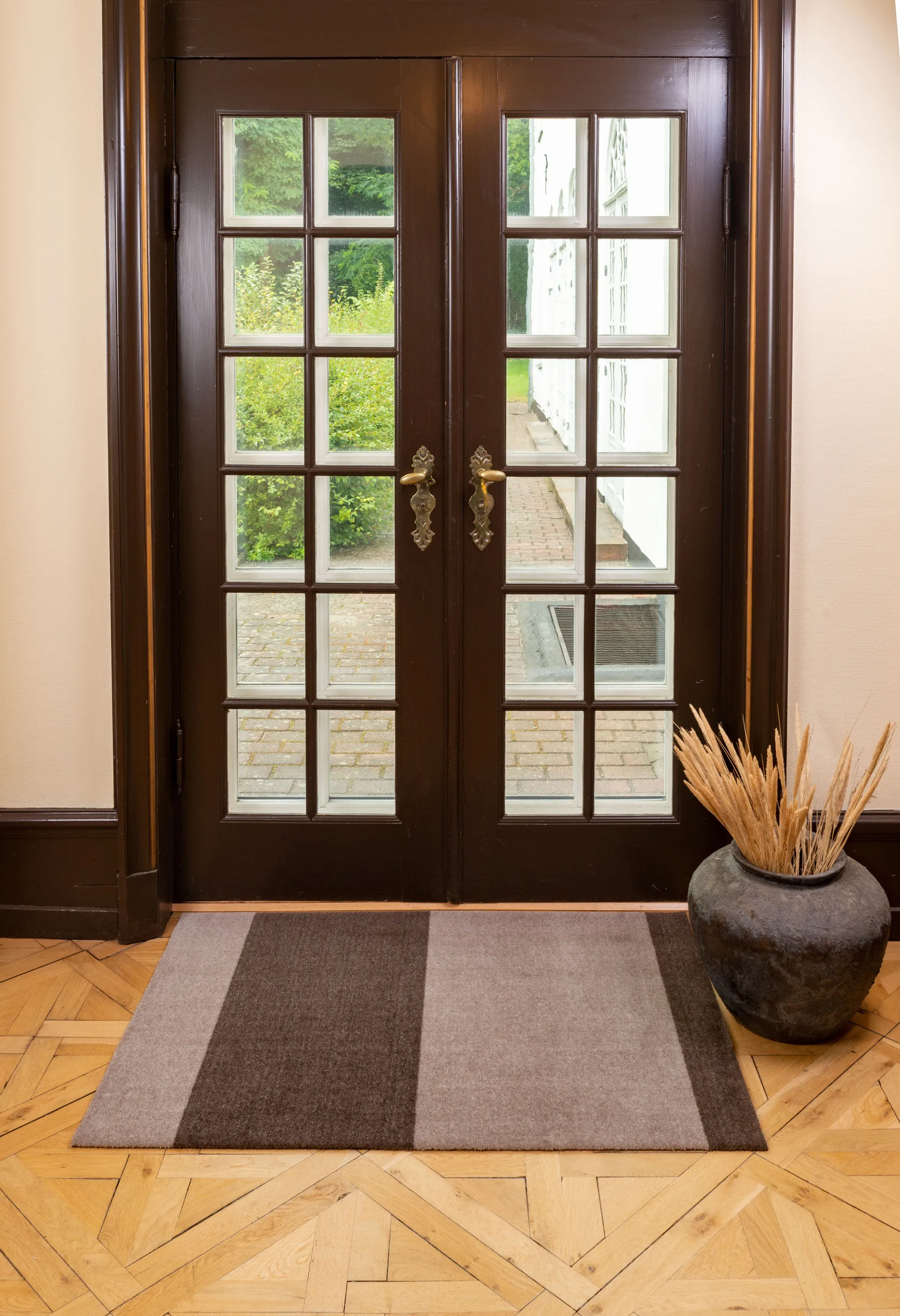 스트라이프 복도 러그 가로형, Sand-brown. 90x130 cm tica copenhagen | 티카 코펜하겐