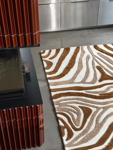 젭슨 울 러그 130x180 cm - Brown-off white - Tinted | 틴티드