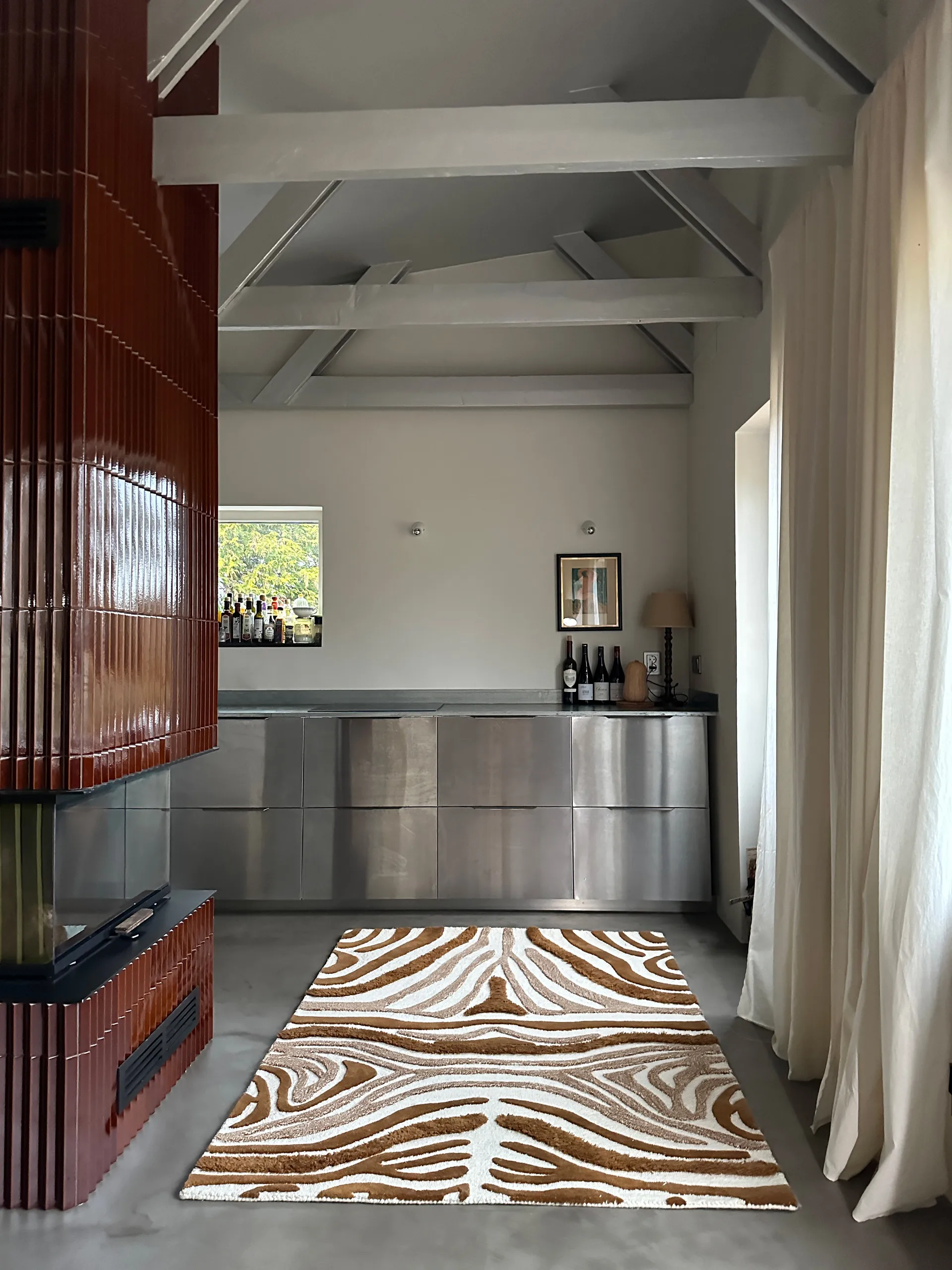 젭슨 울 러그 130x180 cm, Brown-off white Tinted | 틴티드