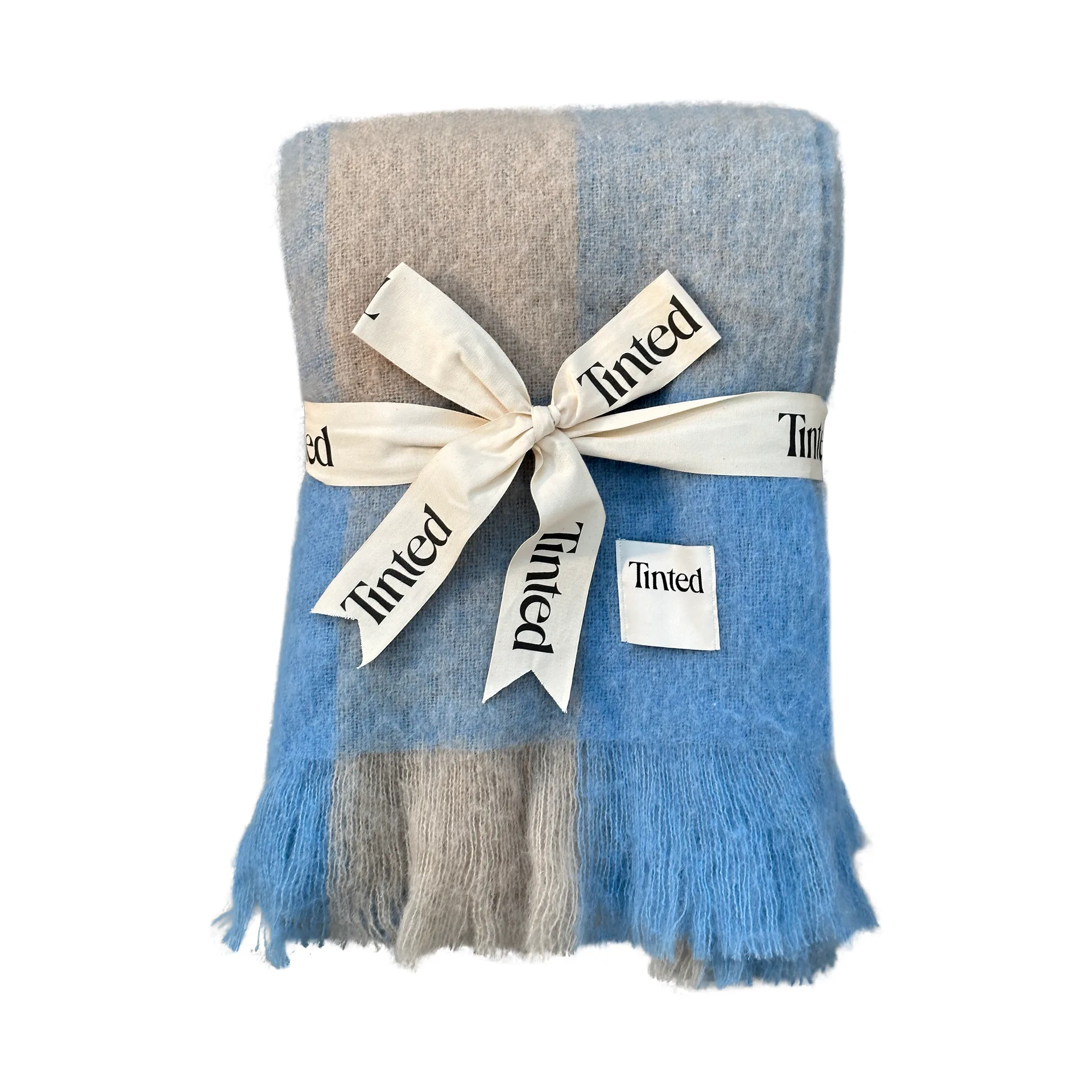 Ahlblom 울 스로우 130x170 cm, Beige-blue Tinted | 틴티드