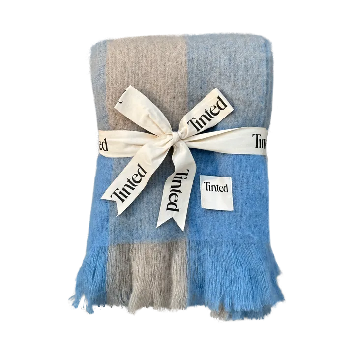 Ahlblom 울 스로우 130x170 cm - Beige-blue - Tinted | 틴티드