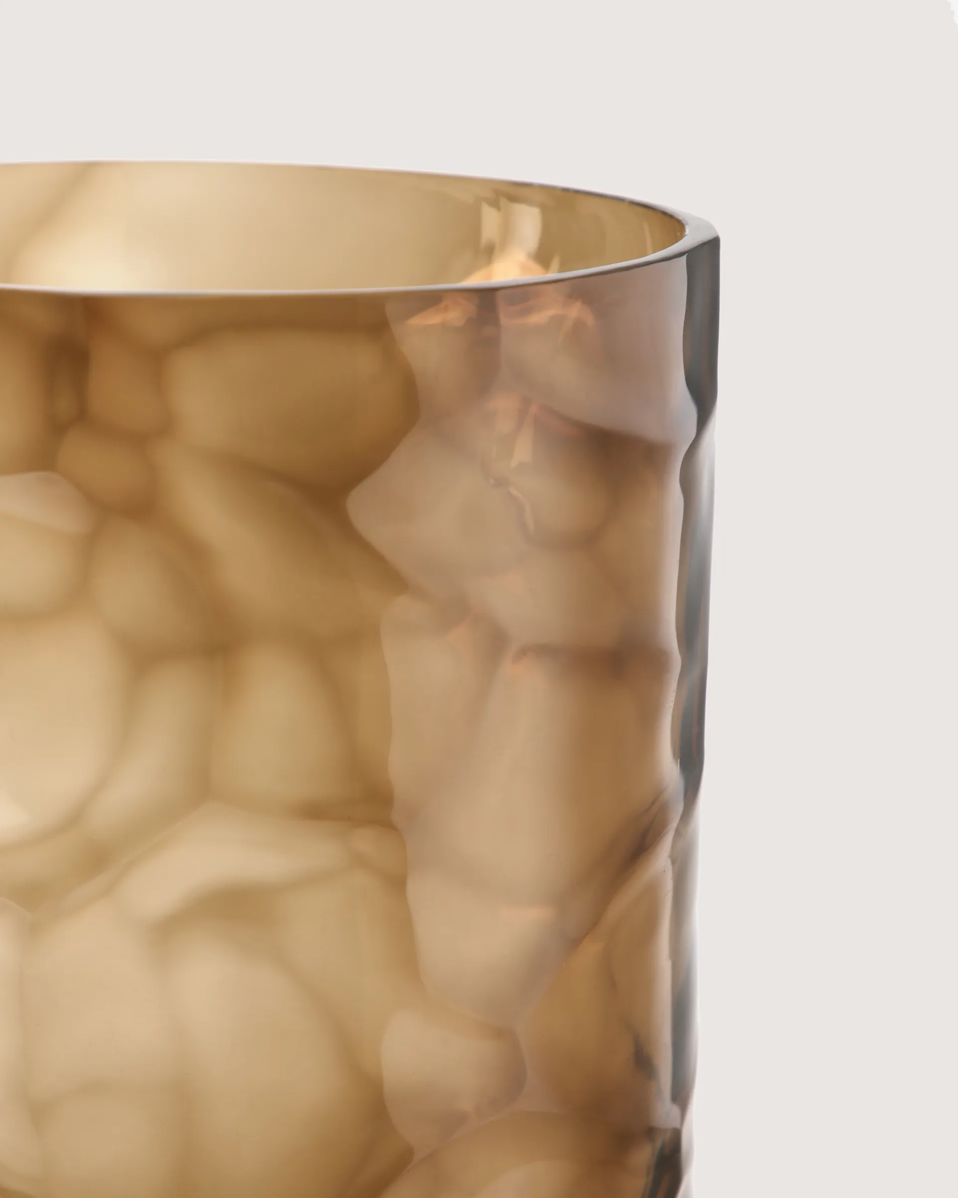 Aurell 화병 Ø20x32 cm, Brown Tinted | 틴티드