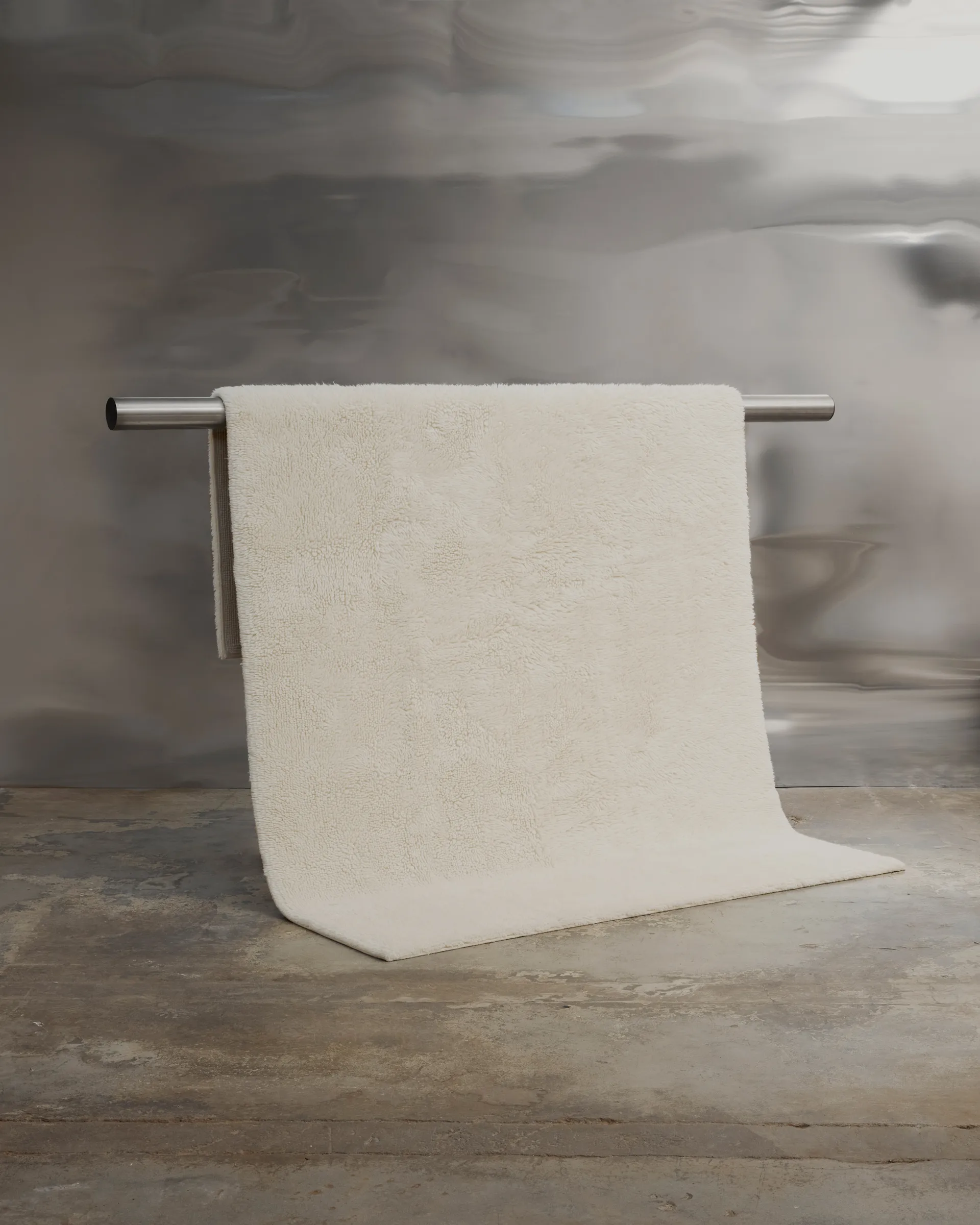 Bergius 울 카페트 200x300 cm, Offwhite Tinted | 틴티드