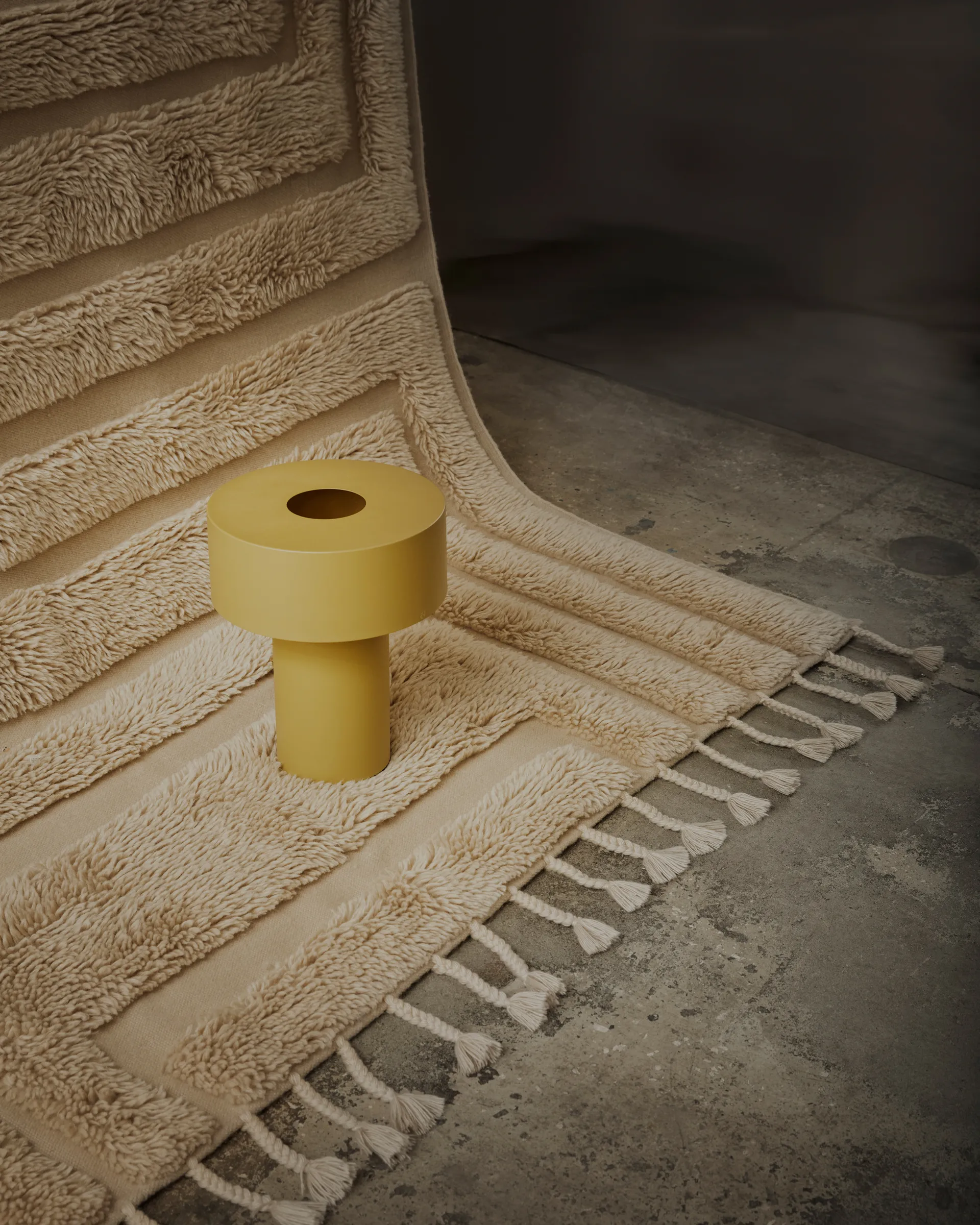 Kask 울 카페트 200x300 cm, Beige Tinted | 틴티드