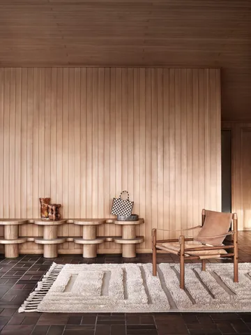 Kask 울 카페트 200x300 cm - Beige - Tinted | 틴티드