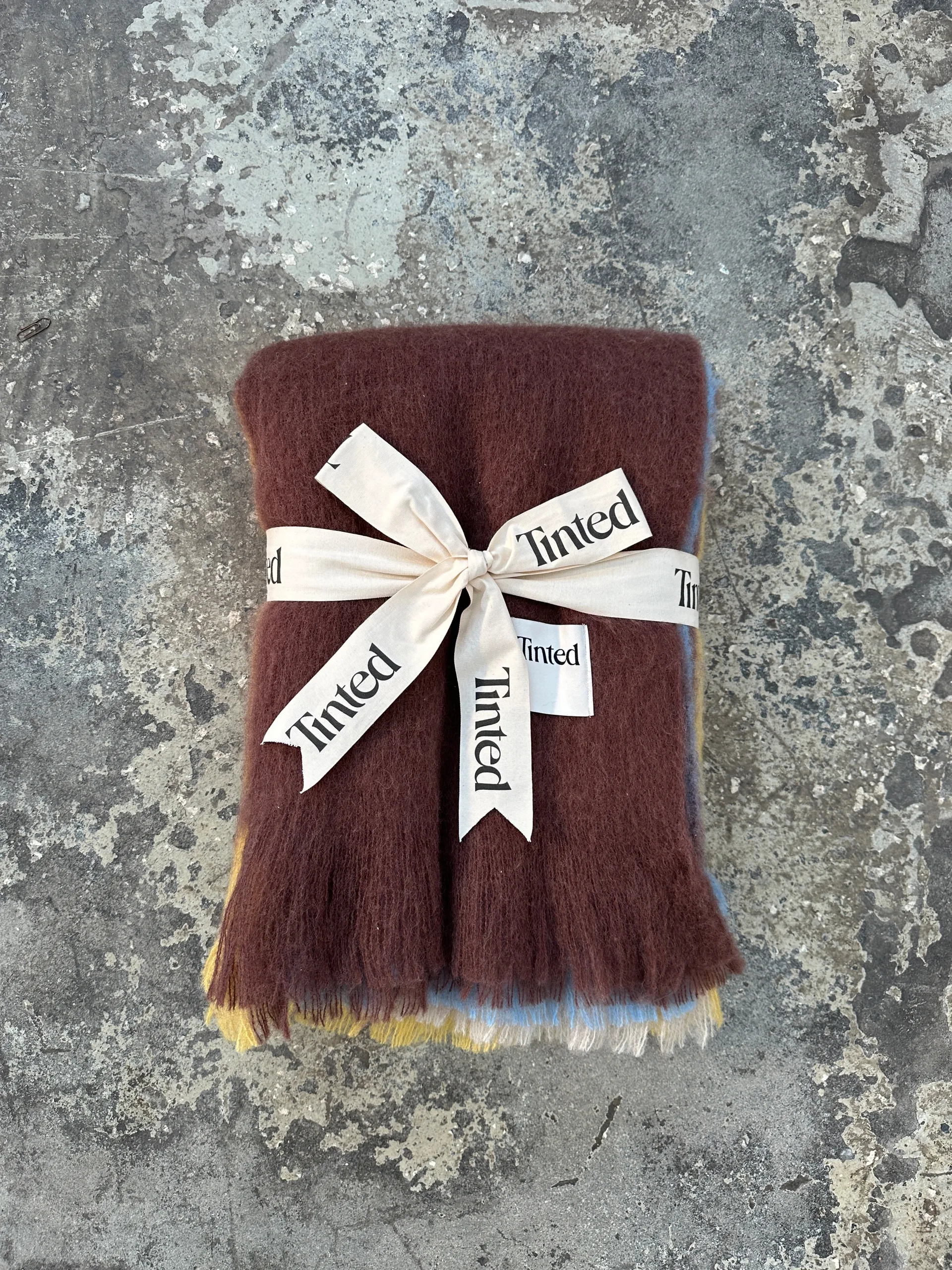 Lovstrand 울 스로우 130x170 cm, Brown-multi Tinted | 틴티드