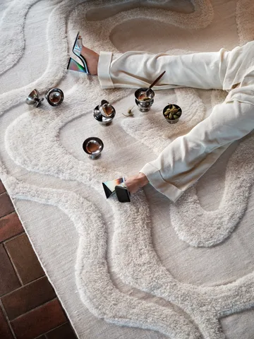 Norlander 울 카페트 180x240 cm - Offwhite - Tinted | 틴티드