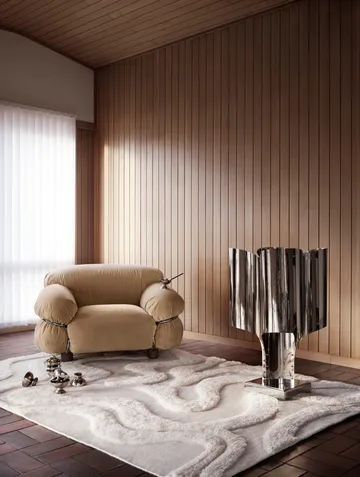 Norlander 울 카페트 180x240 cm - Offwhite - Tinted | 틴티드