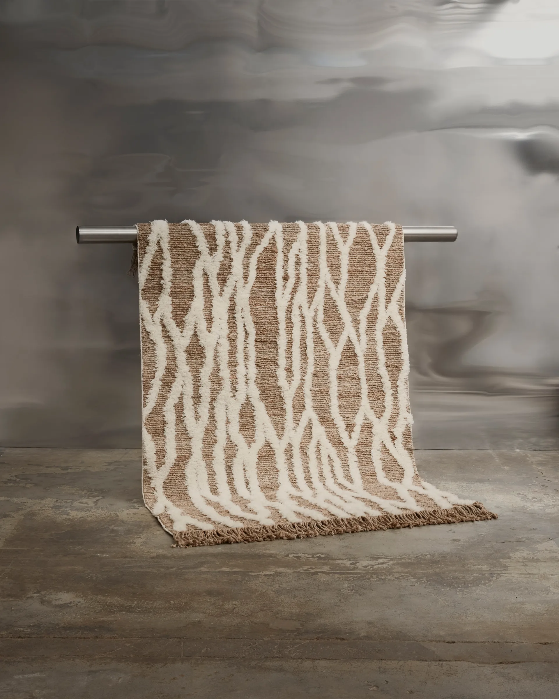 Wahl 황마 카페트 200x300 cm, Brown-offwhite Tinted | 틴티드