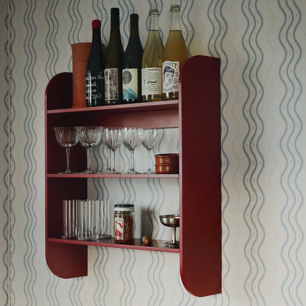 스트라파츠 벽 선반 62x73.6 cm, Burgundy TÔNN furniture | 톤 퍼니처