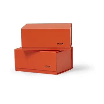 팩 박스 수납 박스 - Danish Red, Small 11x10.5x16 cm, 2-pack - TÔNN furniture | 톤 퍼니처