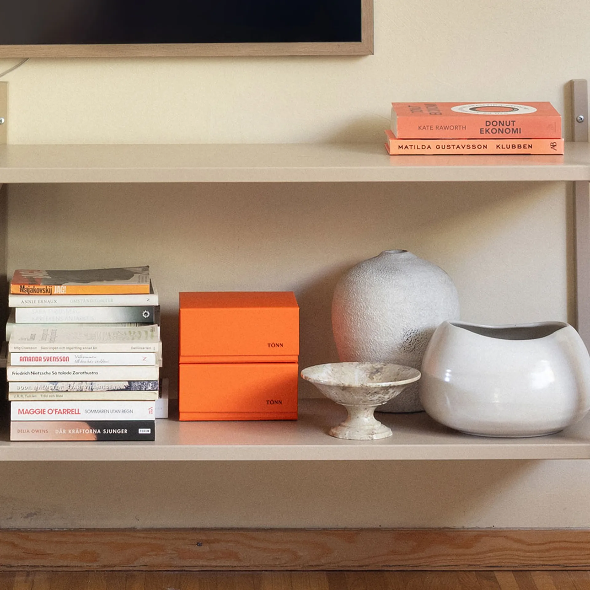 팩 박스 수납 박스, Danish Red, Small 11x10.5x16 cm, 2-pack TÔNN furniture | 톤 퍼니처