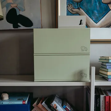 팩 박스 수납 박스 - Tônn x Majasbok Elderflower Green, 2-pack - TÔNN furniture | 톤 퍼니처