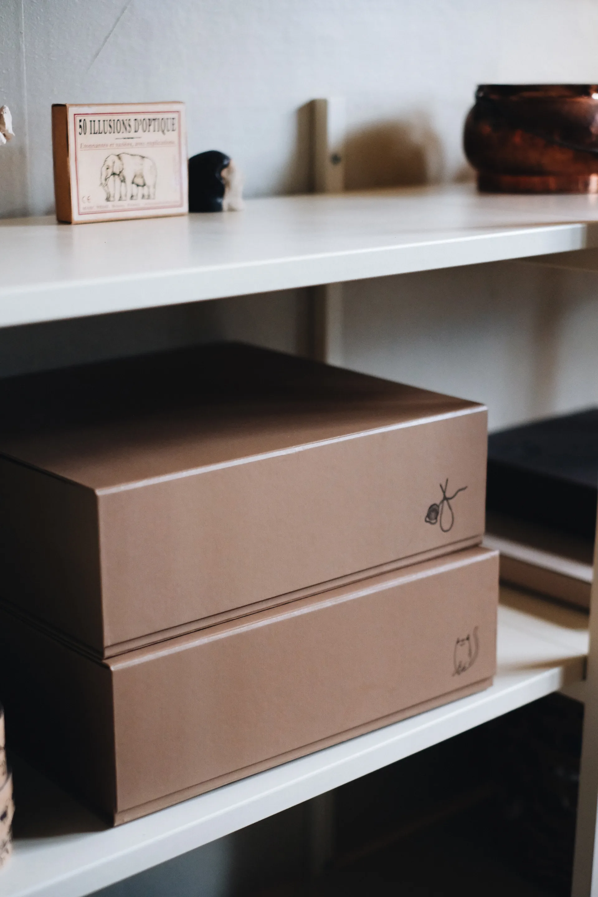 팩 박스 수납 박스, Tônn x Majasbok Mocca, 32.5x10.5x30 cm, 2-pack TÔNN furniture | 톤 퍼니처