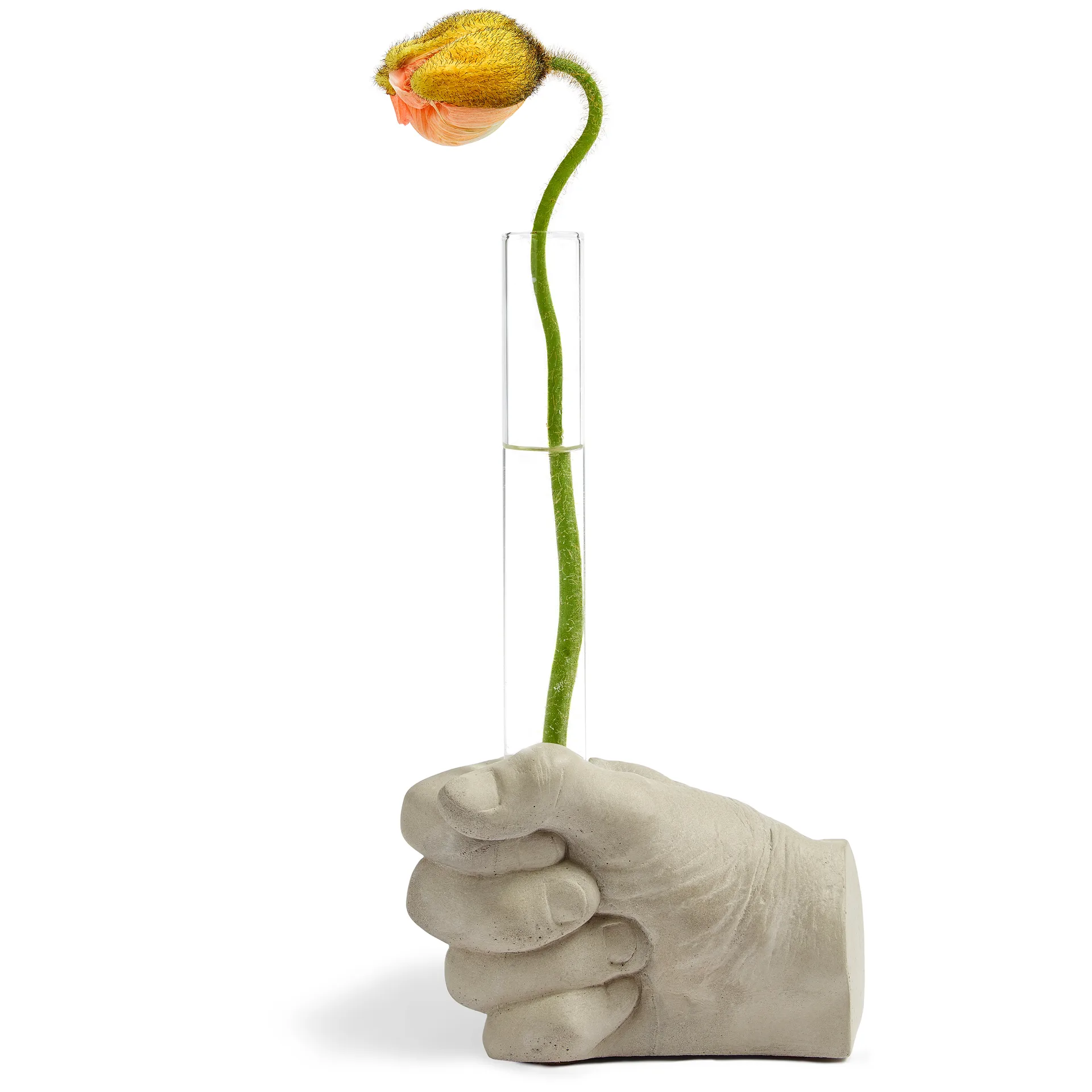 Take Care 콘크리트 캔들홀더용 추가 화병 유리 4개 세트, clear Tove Adman | 토브 아드만