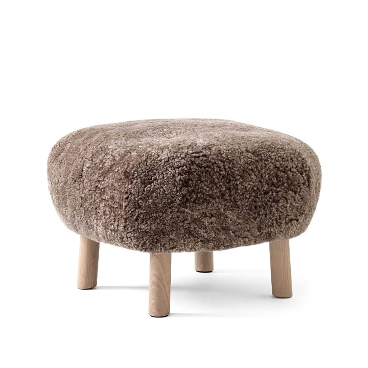 리틀 페트라 ATD1 풋스툴 - Sheepskin Sahara-oak legs oiled - &Tradition | 앤트레디션