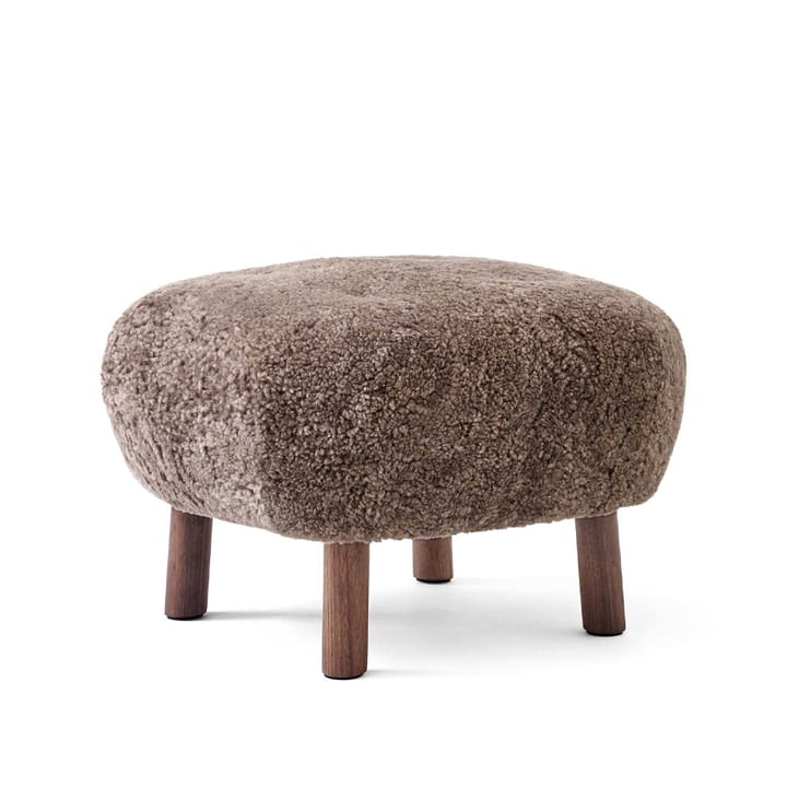 리틀 페트라 ATD1 풋스툴 - Sheepskin Sahara-walnut legs - &Tradition | 앤트레디션
