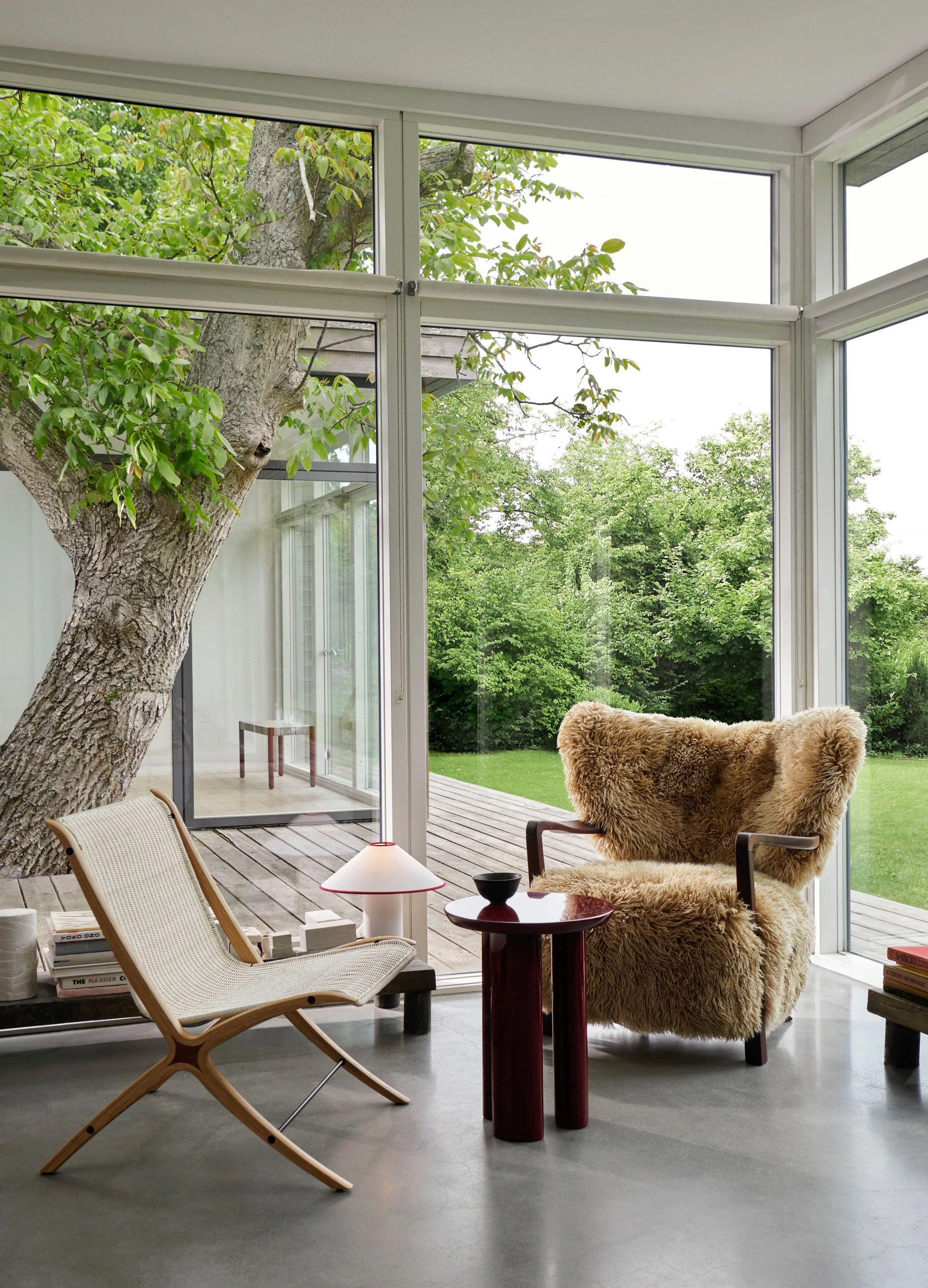 콜렛 ATD6 테이블 조명, white & merlot &Tradition | 앤트레디션