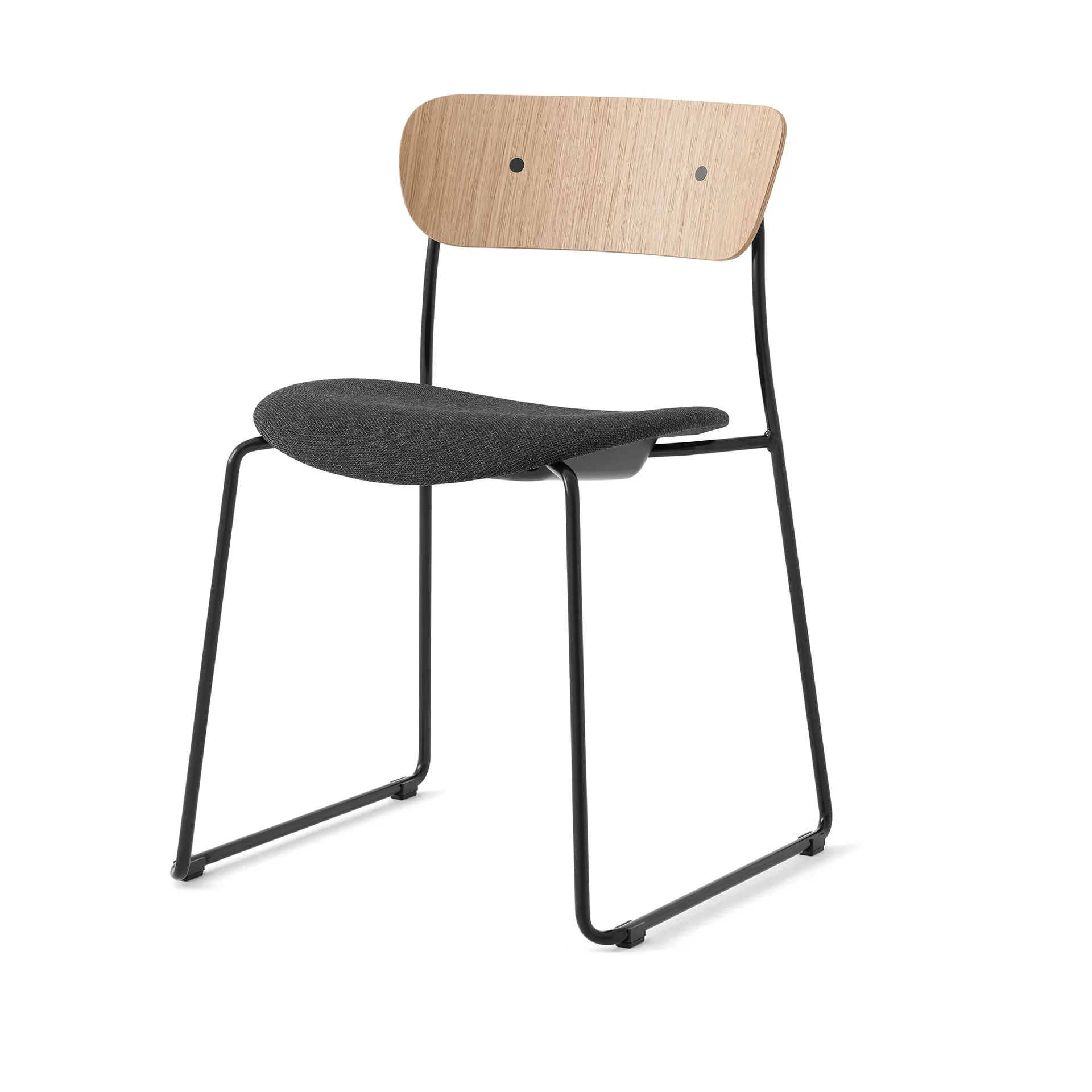 파빌리온 AV52 체어 업홀스터드 시트, Black-Re-wool 0198 &Tradition | 앤트레디션