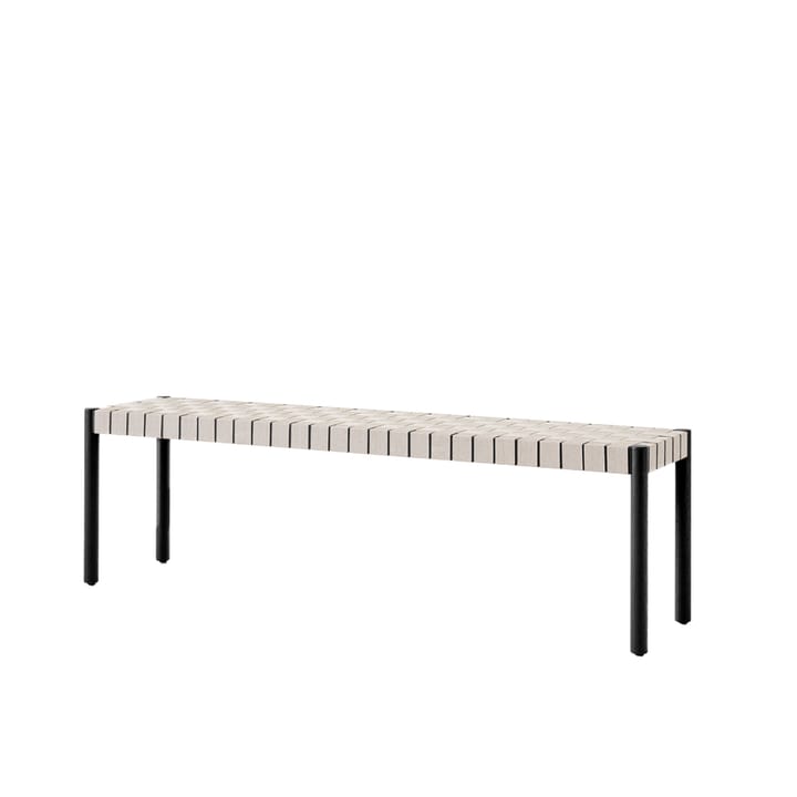 Betty TK5 벤치 - Black. natural braided linen seat - &Tradition | 앤트레디션