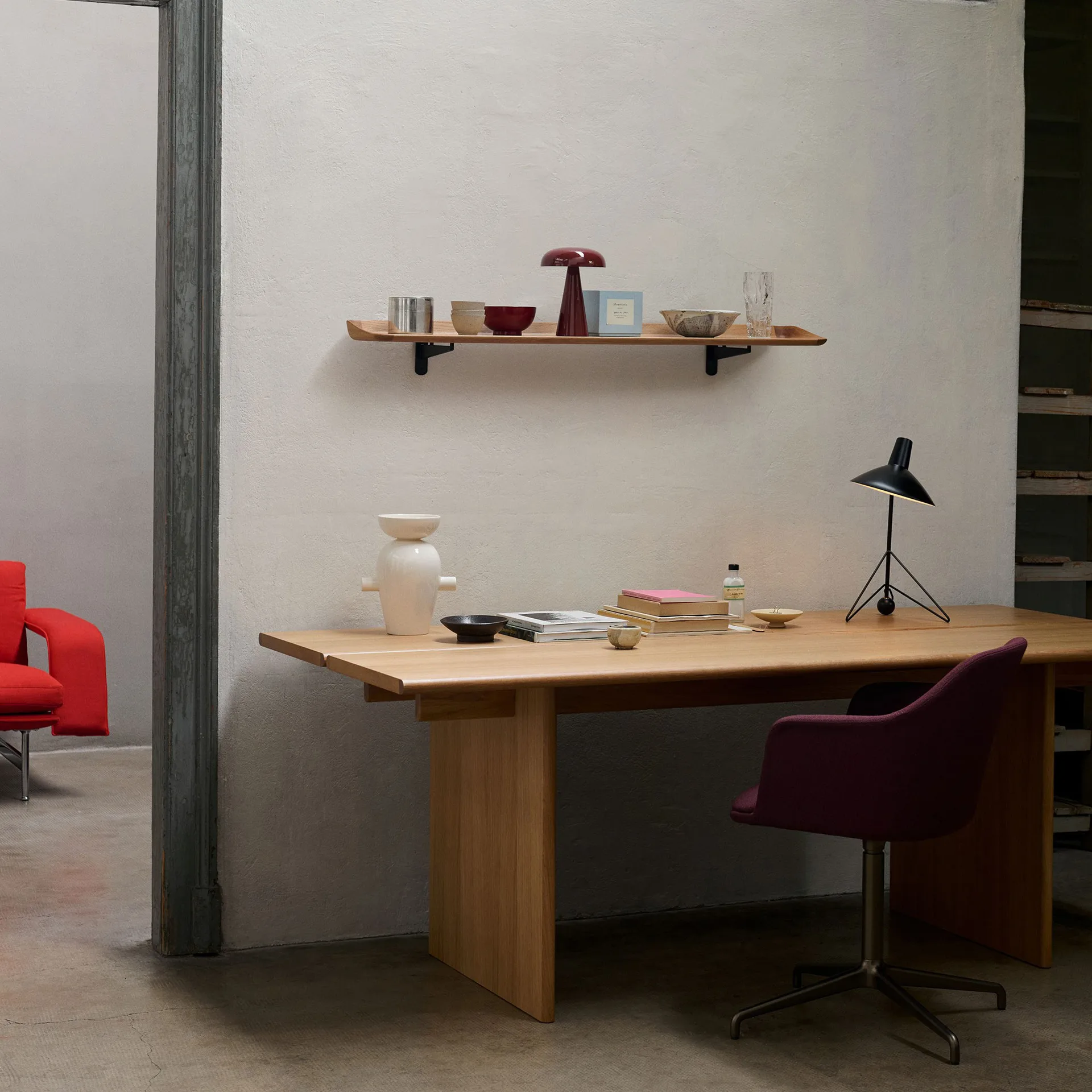길드 HM15 선반 120 cm, Solid lacquered oak &Tradition | 앤트레디션