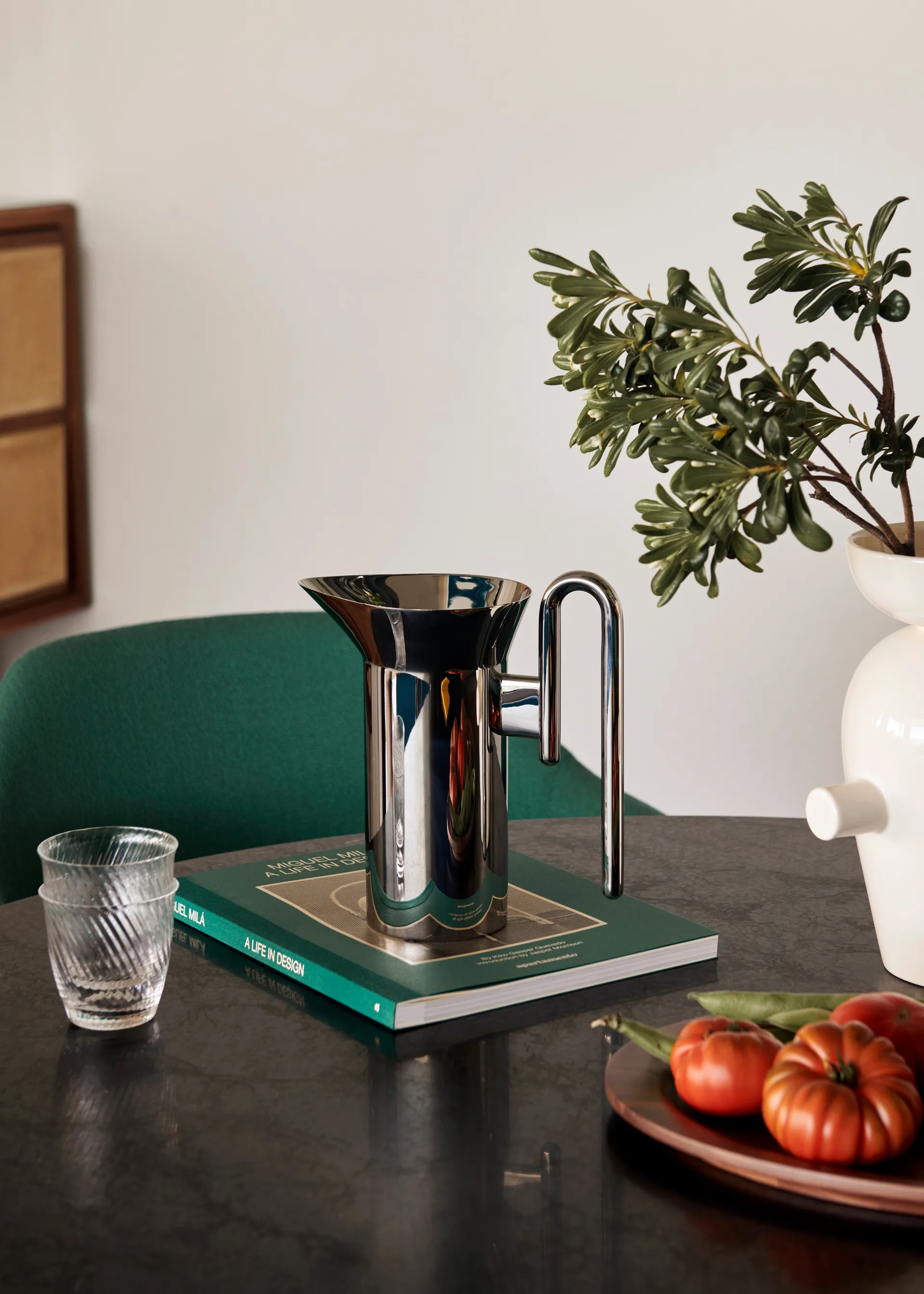 모멘토 JH38 팟 1리터, Polished Steel &Tradition | 앤트레디션