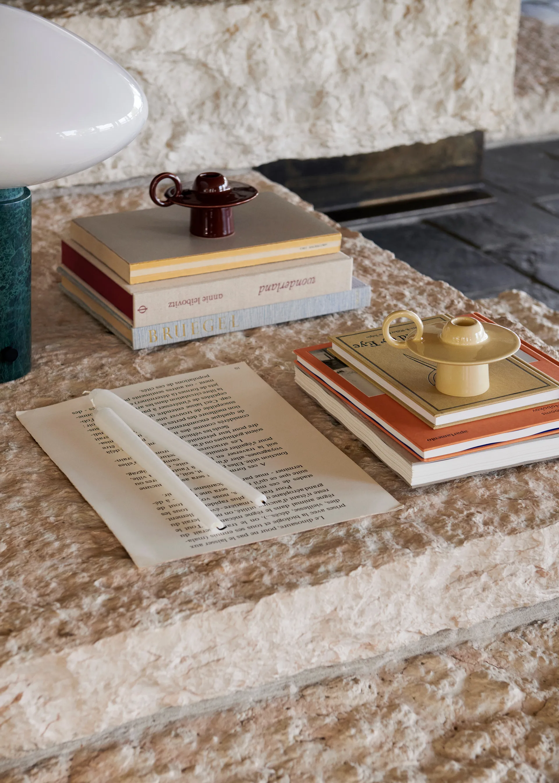 모멘토 JH39 캔들 홀더, Ivory &Tradition | 앤트레디션