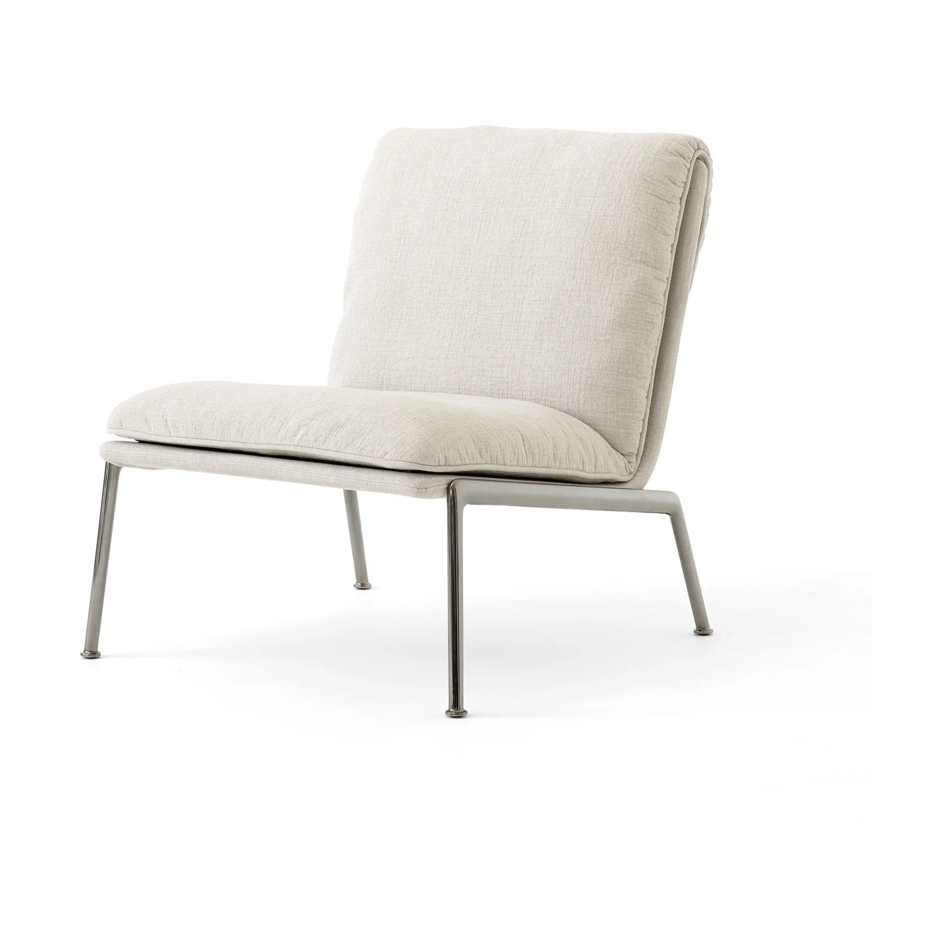 무노 LN18 라운지 체어, Dark chrome-Cifrado 0221 &Tradition | 앤트레디션