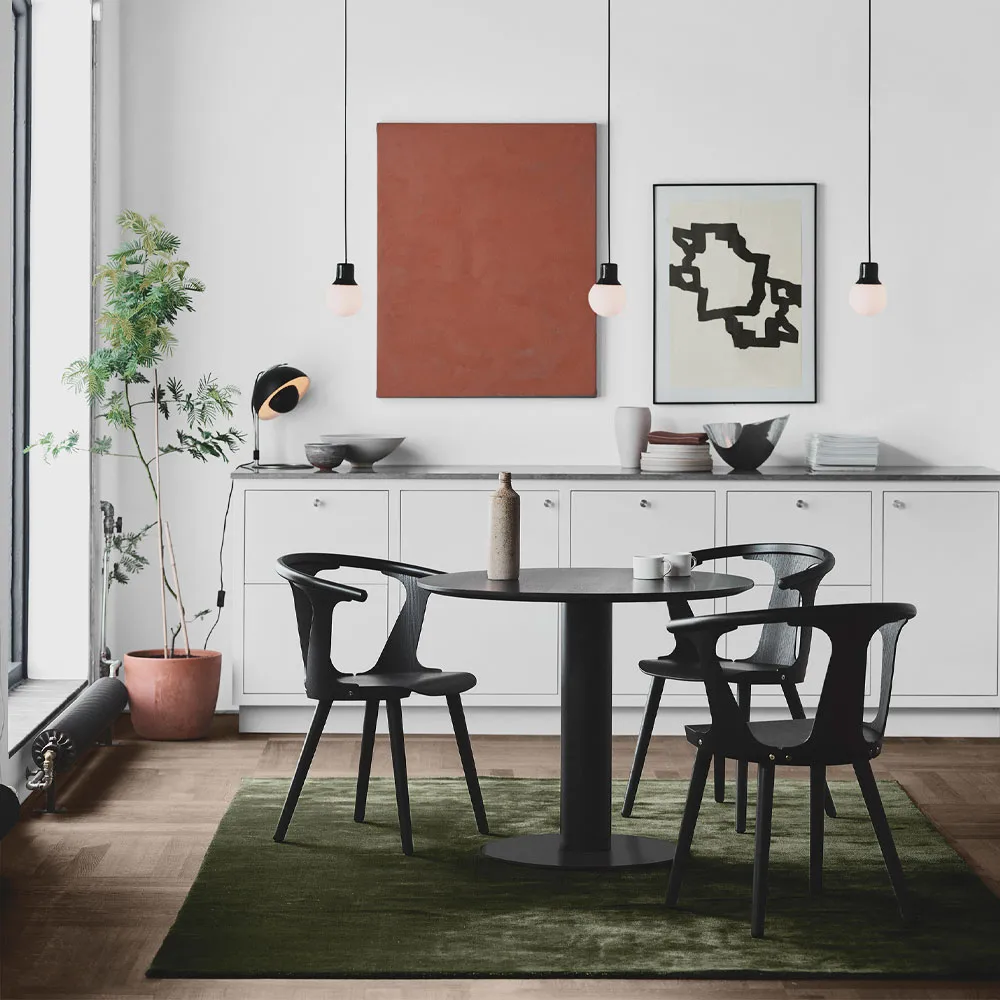 Mass Light NA5 펜던트, Black marble/white, nero marquina &Tradition | 앤트레디션