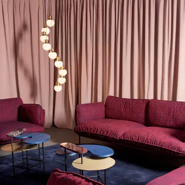 Mass Light NA6 펜던트 조명 - Black marble/white, nero marquina - &Tradition | 앤트레디션