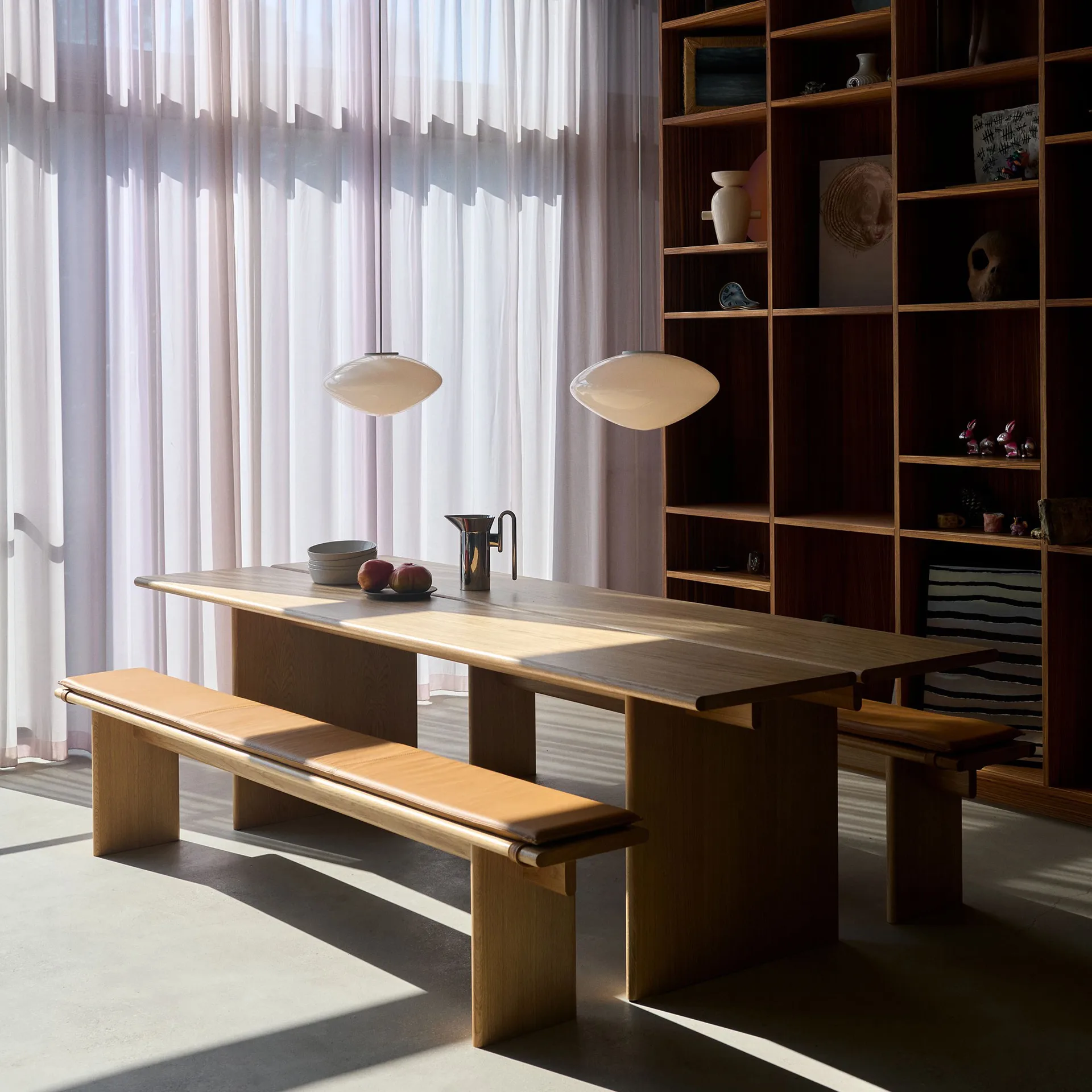 이타 OS6 벤치용 시트 쿠션 230 cm, Noble leather congnac &Tradition | 앤트레디션