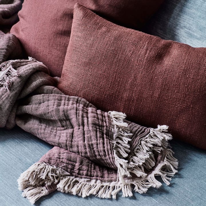 콜렉트 면 스로우 SC32 140x210 cm, cloud & burgundy (beige-red) &Tradition | 앤트레디션