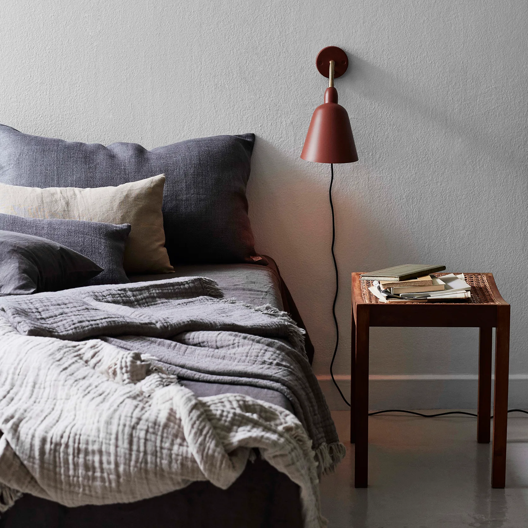 콜렉트 면 스로우 SC33 260x260 cm, cloud & milk (beige-white) &Tradition | 앤트레디션