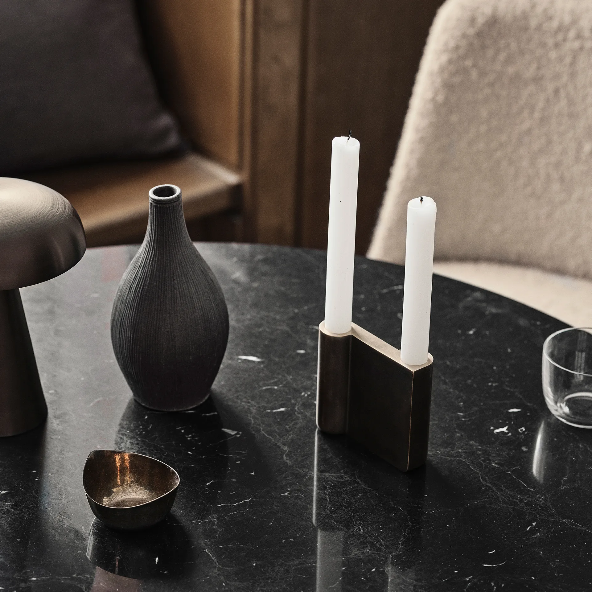 콜렉트 캔들 홀더 SC39, bronzed brass &Tradition | 앤트레디션