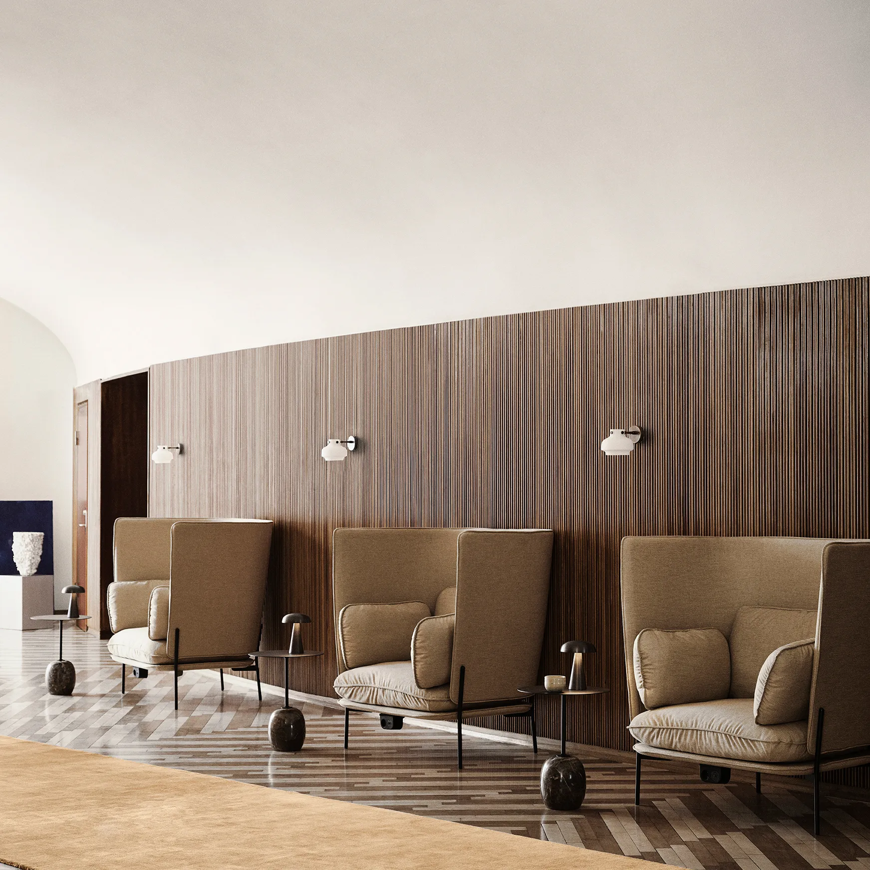 코펜하겐 벽 조명 SC54, bronzed brass &Tradition | 앤트레디션