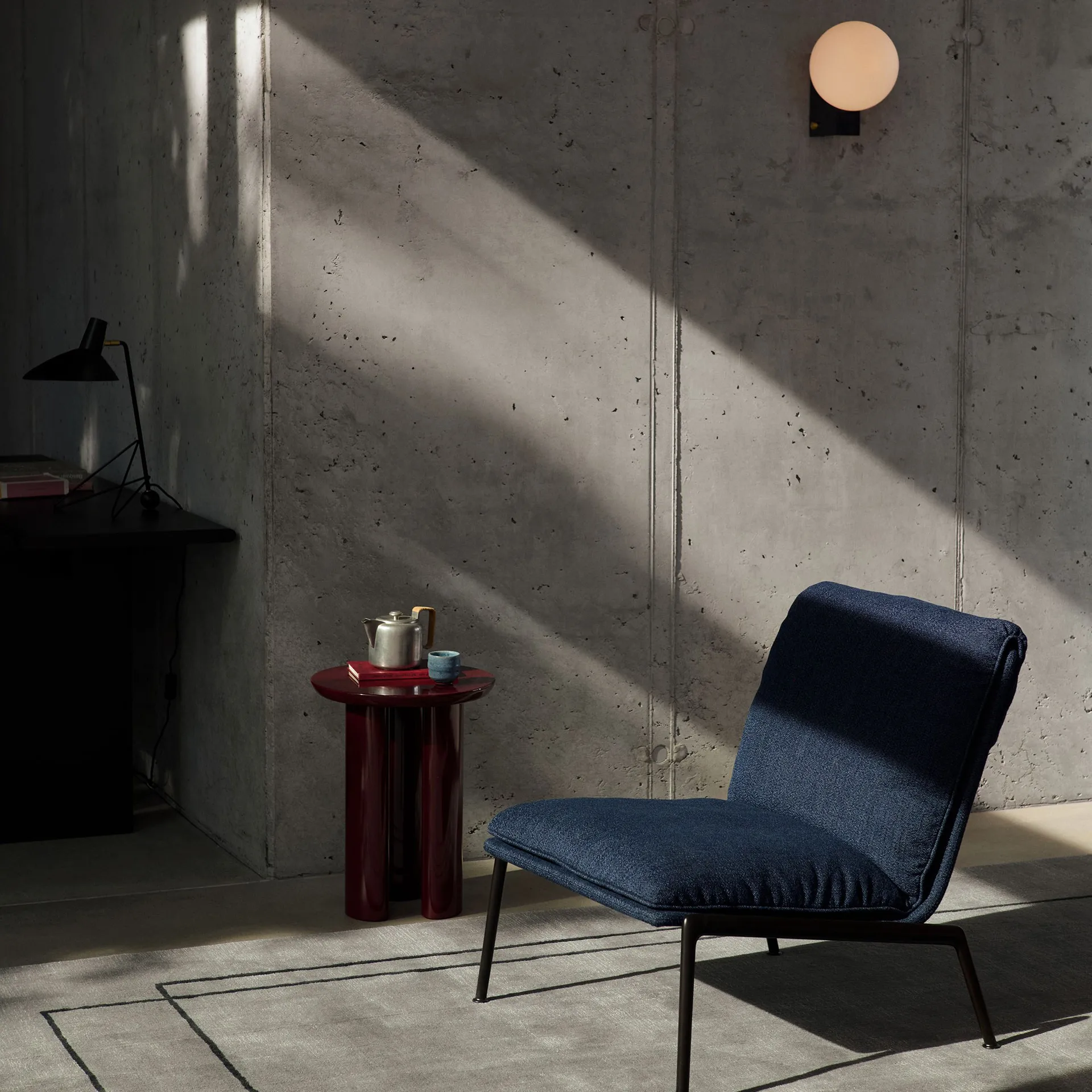 저니 SHY2 벽 조명, Steel blue &Tradition | 앤트레디션