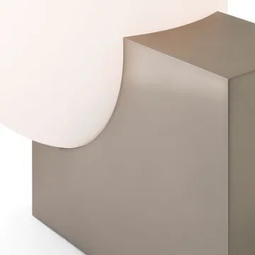 저니 SHY4 플로어 조명 - Brushed steel-opal glass - &Tradition | 앤트레디션