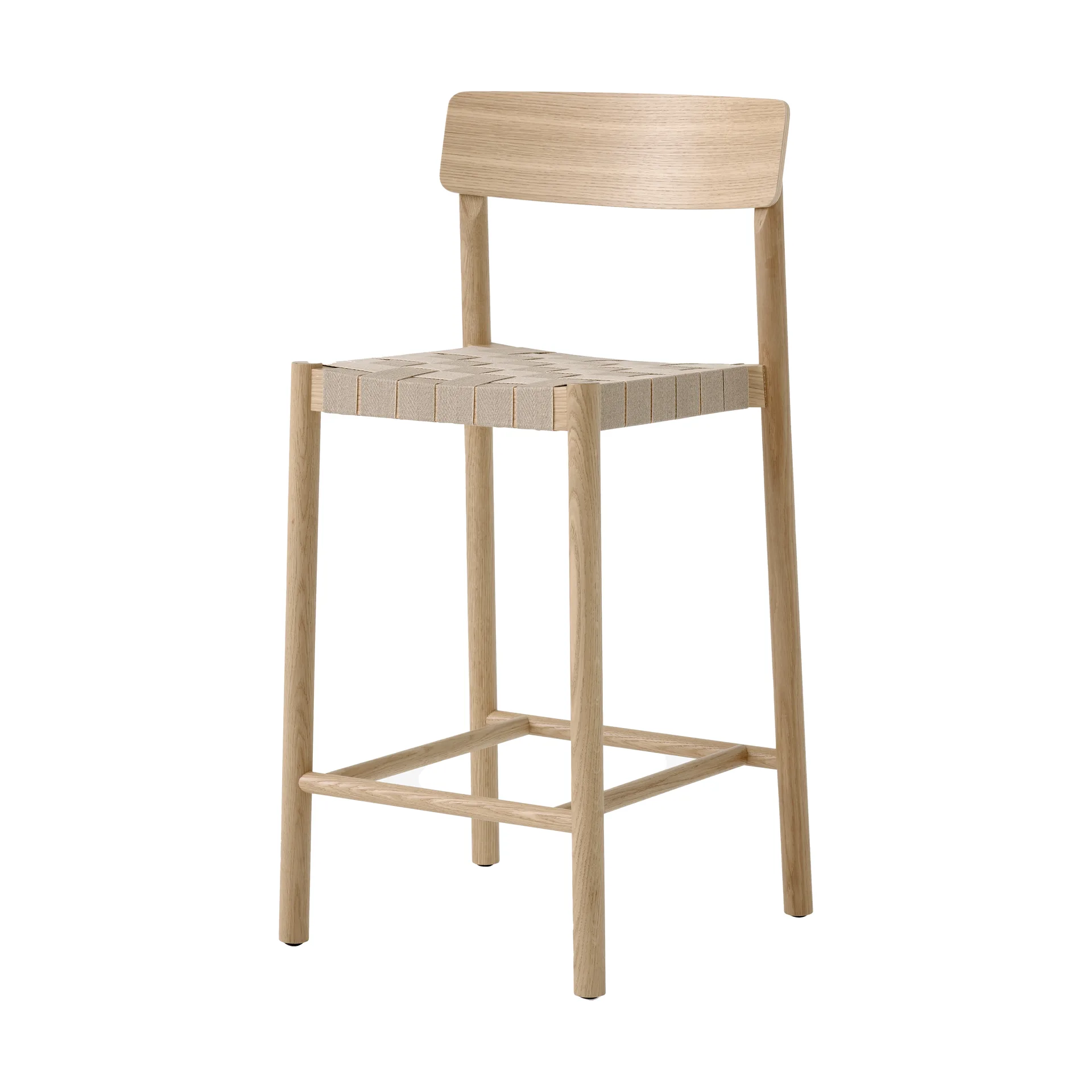 베티 TK12 카운터 체어 65 cm, Natural linen-lacquered solid oak &Tradition | 앤트레디션
