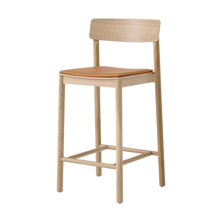 베티 TK14 카운터 체어 65 cm - Noble leather cognac-lacquered solid oak - &Tradition | 앤트레디션
