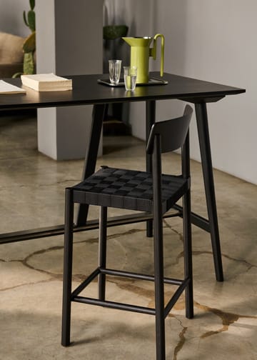 베티 TK15 바 체어 75 cm - Black lacquered ash-black linen - &Tradition | 앤트레디션