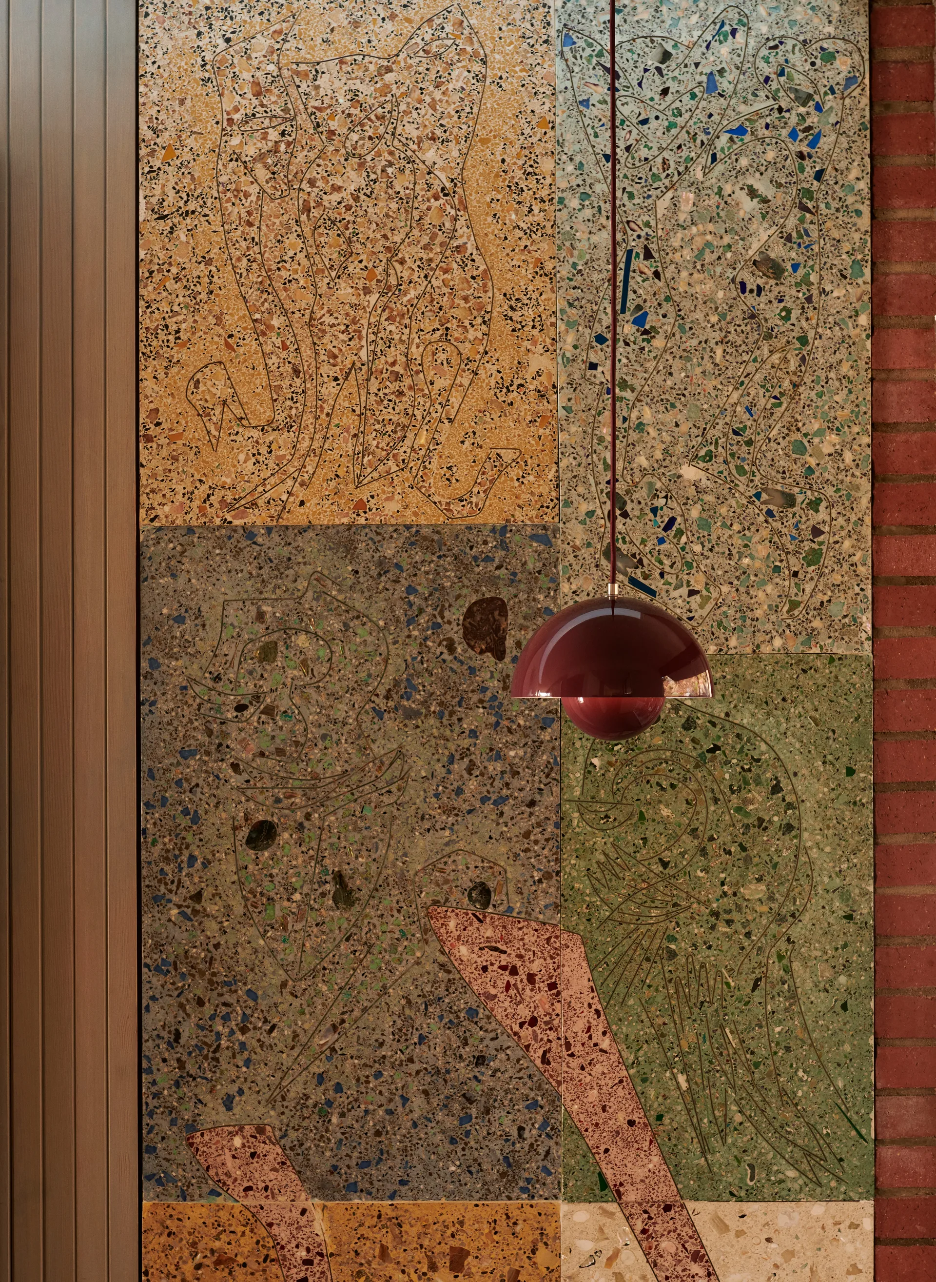 플라워팟 VP1 펜던트 조명, Dark plum &Tradition | 앤트레디션